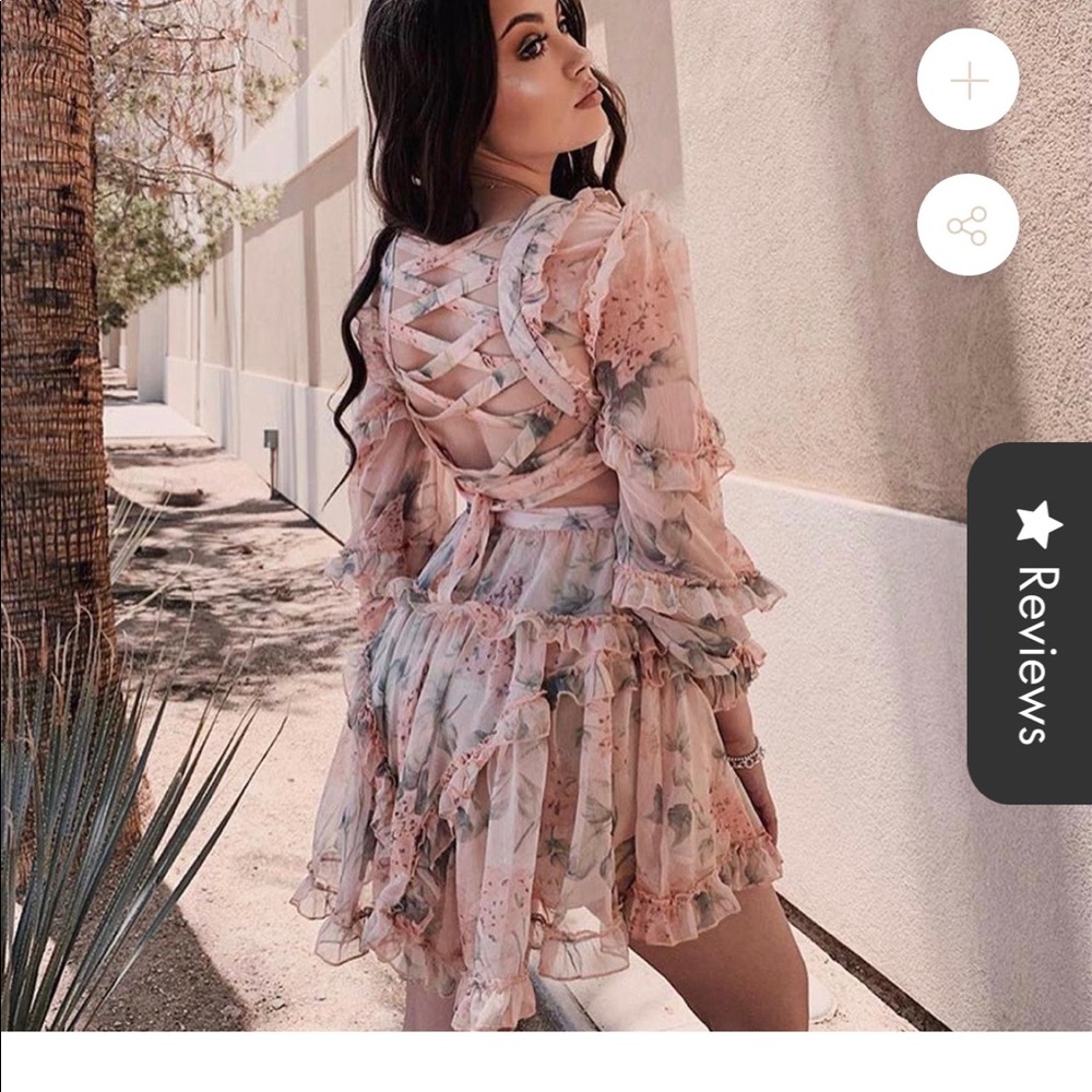 Flora midi dress